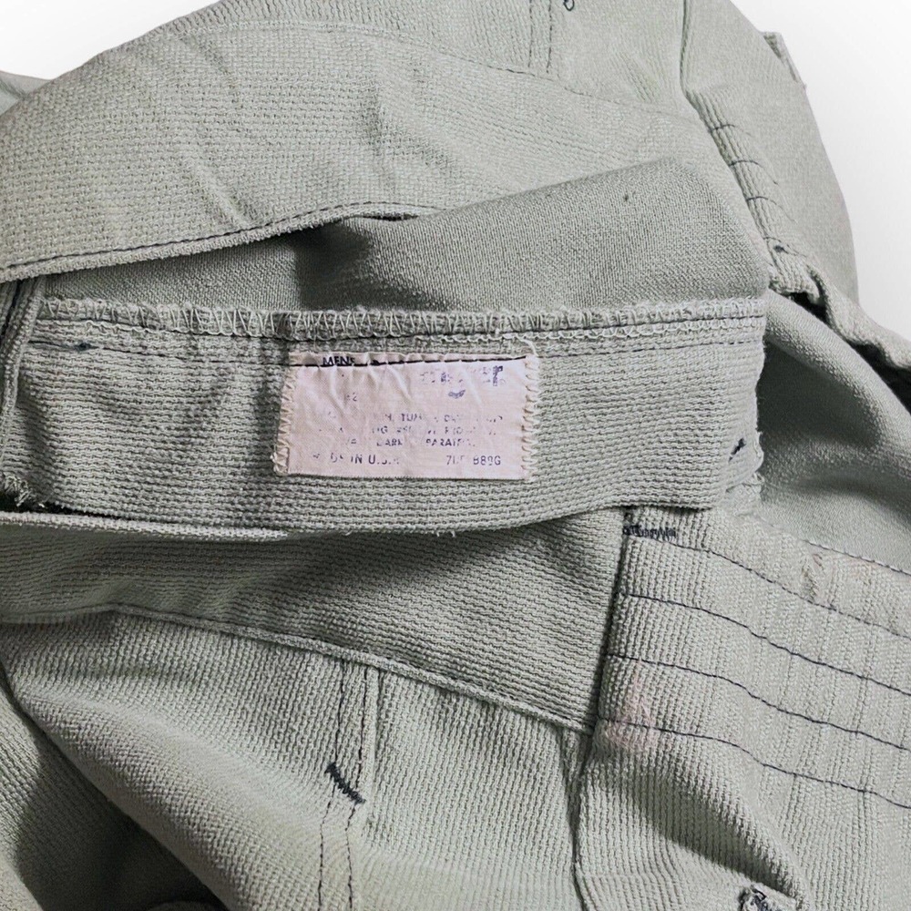 70s Wrangler Wrapid Transit Corduroy Bell Bottom Pants Flare 32 x 30 Grey Blue - Picture 8 of 8